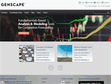 Tablet Screenshot of genscape.com